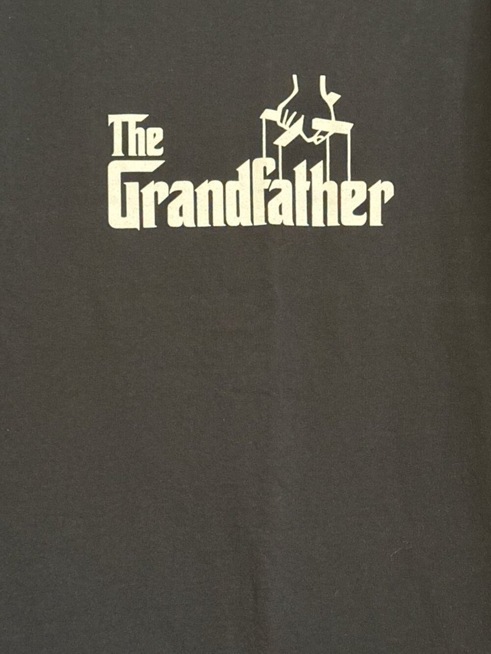 The Grandfather Graphic T-Shirt Feelin Good Tees L Black Cotton Crewneck USA - Picture 2 of 5